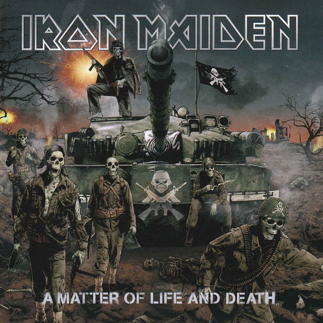 Iron Maiden A Matter of Life and Death (2015 Remastered Edition) Album Cover