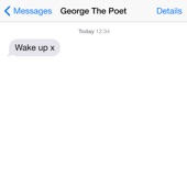 George The Poet - Wake Up