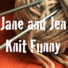 Jane and Jen Knit Funny artwork