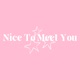 Nice To Meet You 
