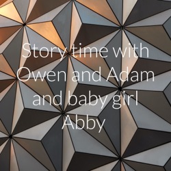 Story time with Owen and Adam and baby girl Abby 