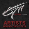 "Artists Behind the Action" artwork