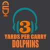 3 Yards Per Carry - Miami Dolphins artwork