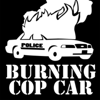 Burning Cop Car