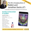 The Life-changing Ideas Of Rabbi Lord Jonathan Sacks zt"l - www.lsjs.ac.uk