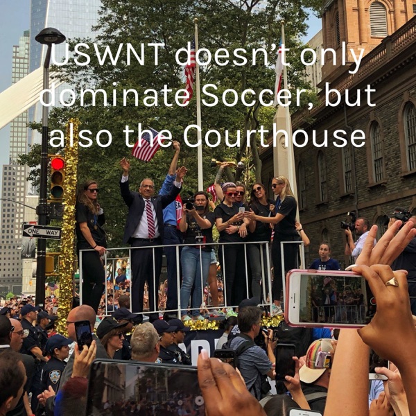 USWNT doesn’t only dominate Soccer, but also the Courthouse Artwork