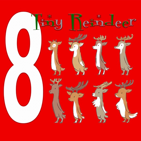 8 Tiny Reindeer Artwork