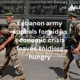 Lebanon army appeals for aid as economic crisis leaves soldiers hungry