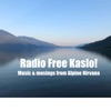 Radio Free Kaslo — with host RG Morse artwork