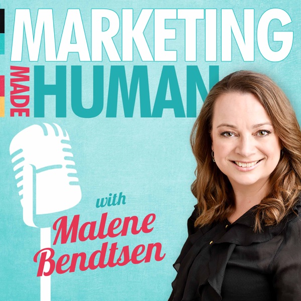 Marketing Made Human with Malene Bendtsen Artwork