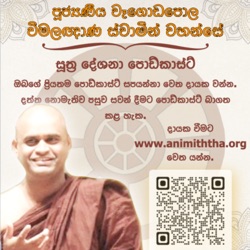 Animiththa - Venerable Wagadapola Wimalagnana Thero