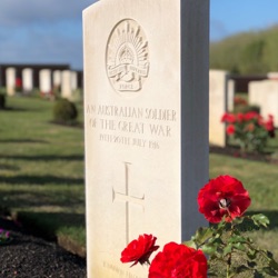 Dawn Drouin at Thiepval Memorial to the Missing Visitor Centre & Museum