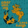 Entertaining cats & dogs artwork