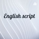 English script 