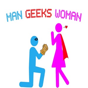 Man Geeks Woman