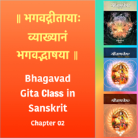 Bhagavad Gita Class (Ch2) in Sanskrit by Dr. K.N. Padmakumar (Samskrita Bharati) podcast
