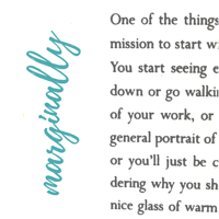 Marginally | a podcast about writing, work, and friendship podcast