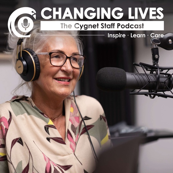 Artwork for Changing Lives. The podcast for staff at Cygnet Health Care