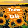 Teen girls talk artwork