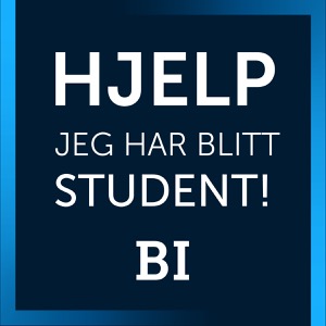 Hjelp, jeg har blitt student!