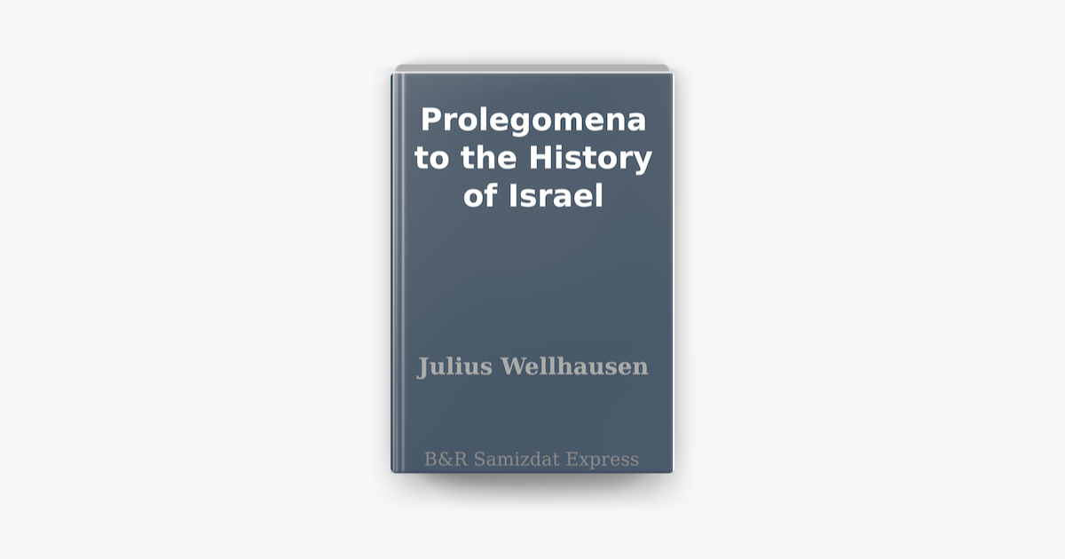 prolegomena-to-the-history-of-israel-on-apple-books