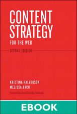 Content Strategy for the Web - Kristina Halvorson Cover Art