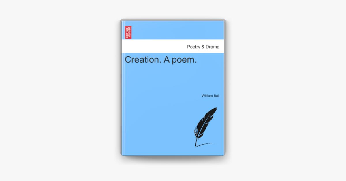 Creation A Poem On Apple Books