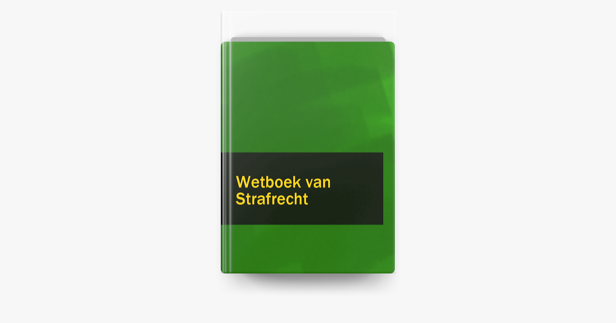 ‎Wetboek Van Strafrecht - WvSr In Apple Books