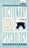 Dictionary of Psychology - J.P. Chaplin