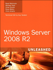Windows Server 2008 R2 Unleashed - Rand Morimoto Cover Art