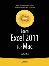 Learn Excel 2011 for Mac - Guy Hart-Davis Cover Art