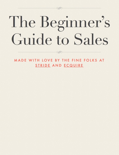 The Beginner’s Guide to Sales