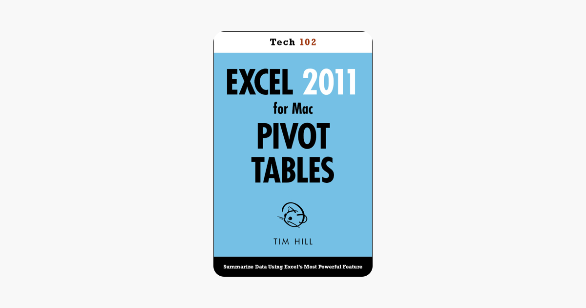 pivot tables excel for mac