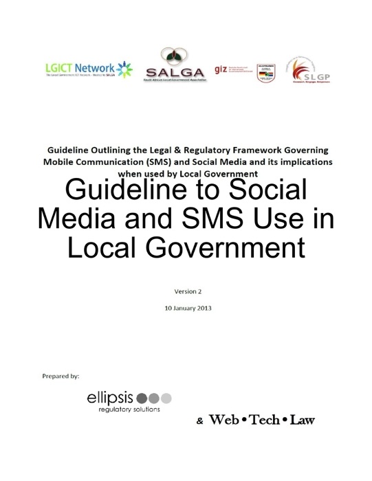 Guideline to Social Media and SMS Use in Local Government