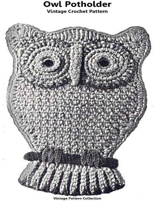 Owl Potholder