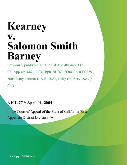 Kearney v. Salomon Smith Barney