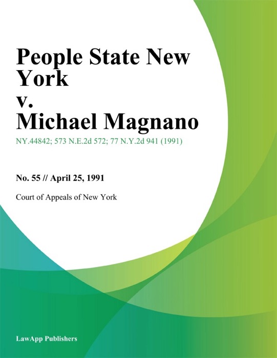 People State New York v. Michael Magnano