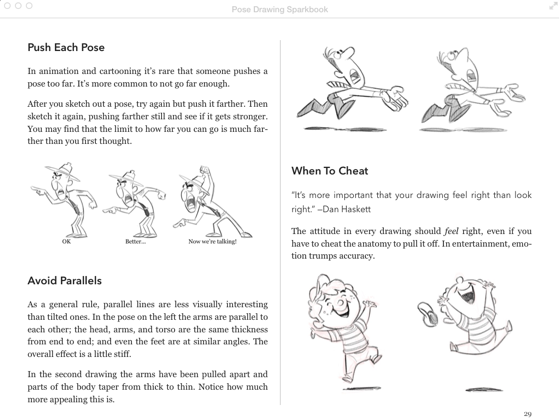 pose drawing sparkbook