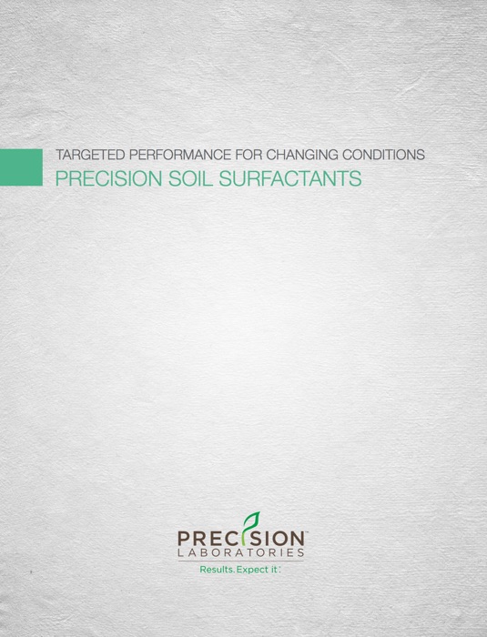 Soil Surfactants