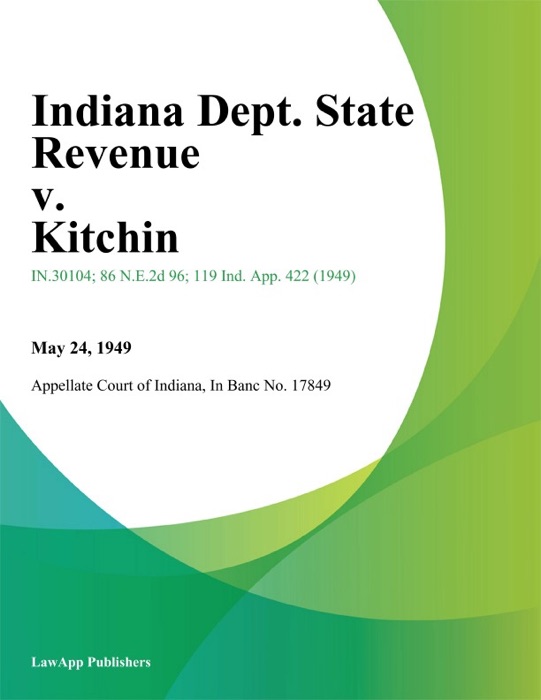 Indiana Dept. State Revenue v. Kitchin