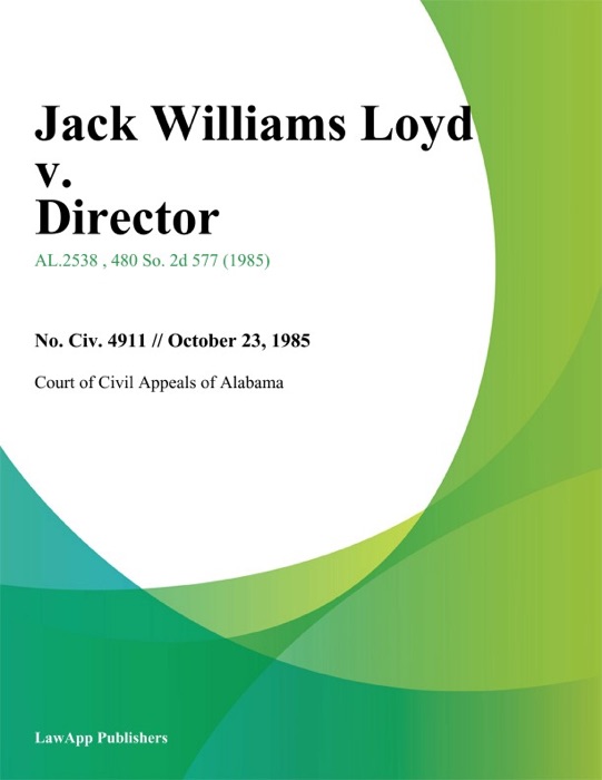 Jack Williams Loyd v. Director