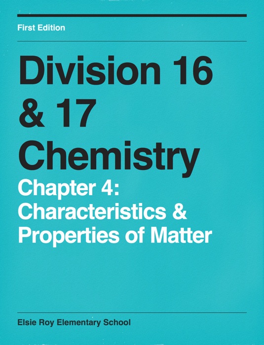 Division 16 & 17 Chemistry