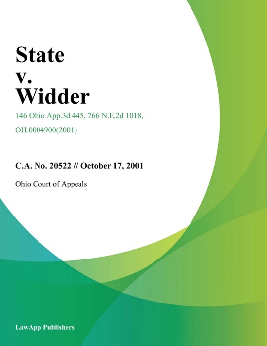 State v. Widder