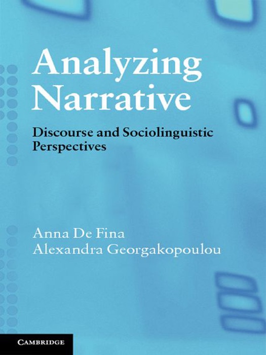 Analyzing Narrative