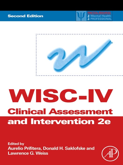 WISC-IV Clinical Assessment and Intervention