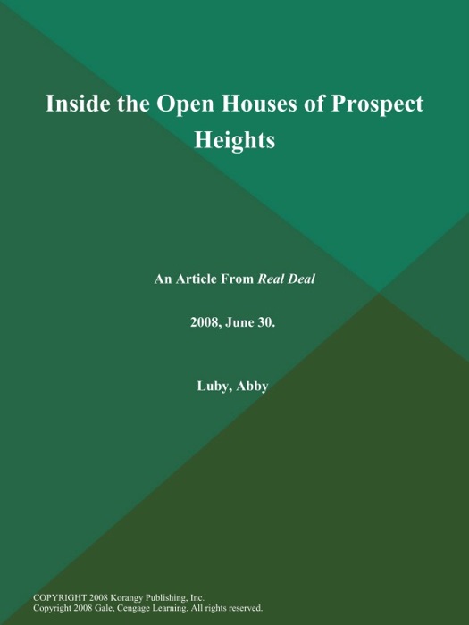 Inside the Open Houses of Prospect Heights