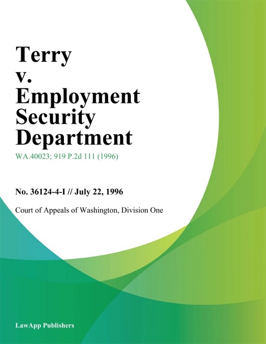 Terry V. Employment Security Department