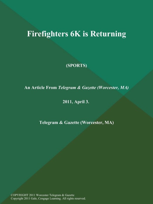 Firefighters 6K is Returning (Sports)