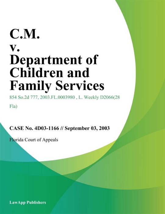 C.M. v. Department of Children And Family Services