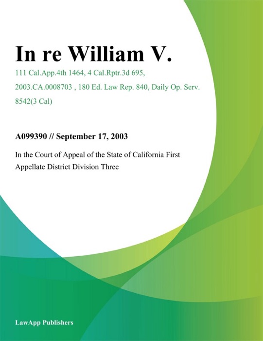 In Re William V.